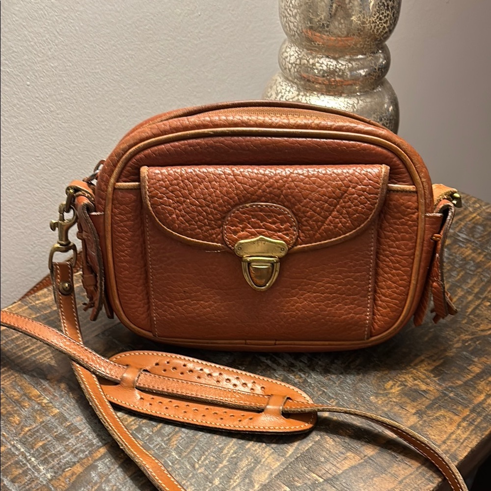 Dooney & Bourke Brown Leather Crossbody Bag